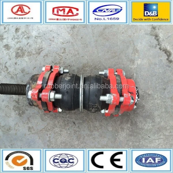 Triangle Flange and Bolt Connection Thread Flexible Expansion Joint for Pipe