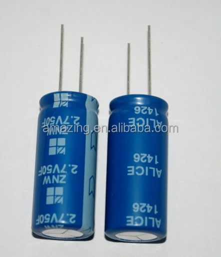 2.7V 50F Super Farad Capacitor Supercapacitor