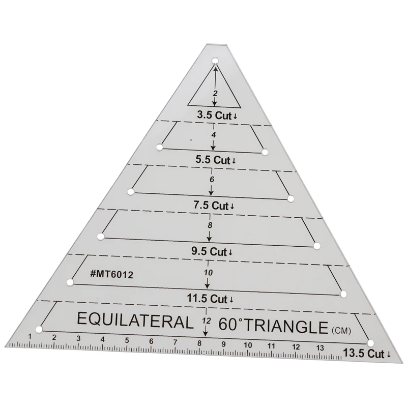 transparent sewing 60 degree equilateral triangle ruler for patchwork mt6012 buy transparent sewing 60 degree equilateral triangle rule patchwork product on alibaba com