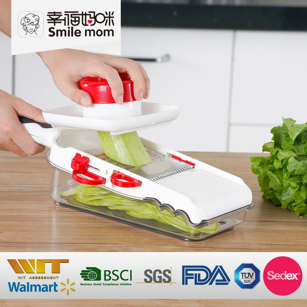 Супер Регулируемая мандолиновая овощерезка ручная овощерезка для фруктов Картофельная терка для моркови