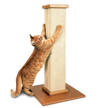 Cardboard Cat Scratcher Sisal Cat Scratching Post Wood Cat Toy