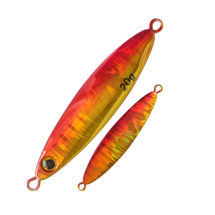 funadaiko 10g15g20g luz lenta jigging metal señuelos de pesca mic