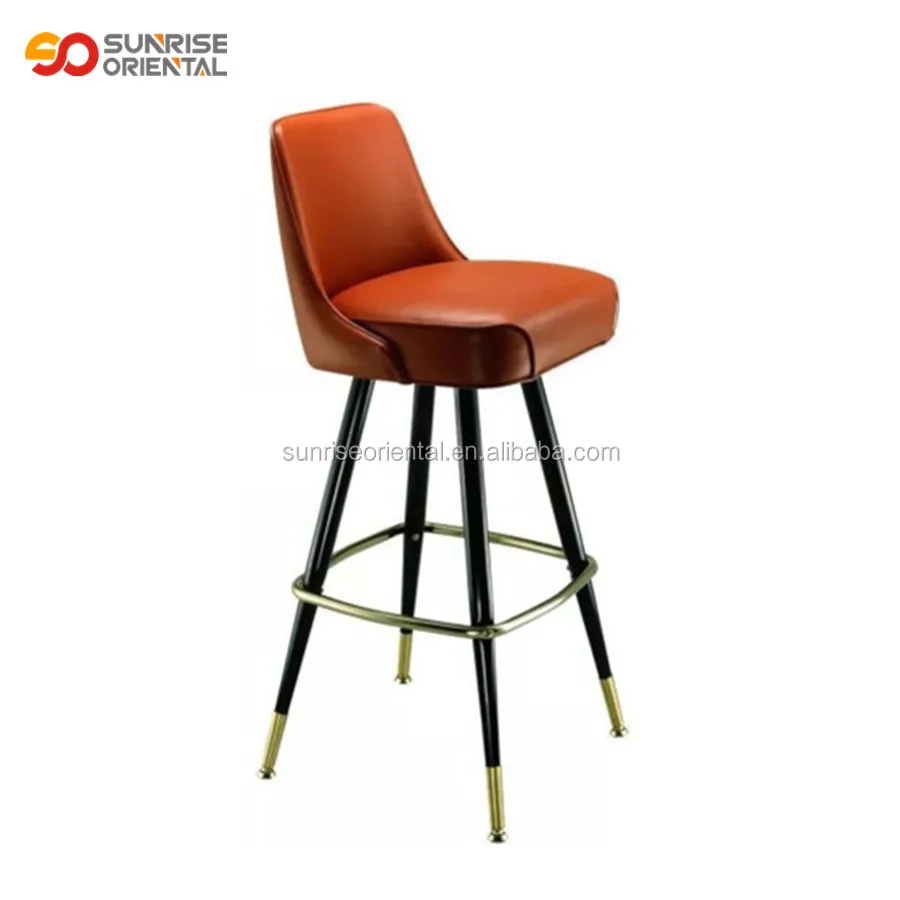 High Quality bar Stools Wood and Leather bar Stool Factory Sale Directly
