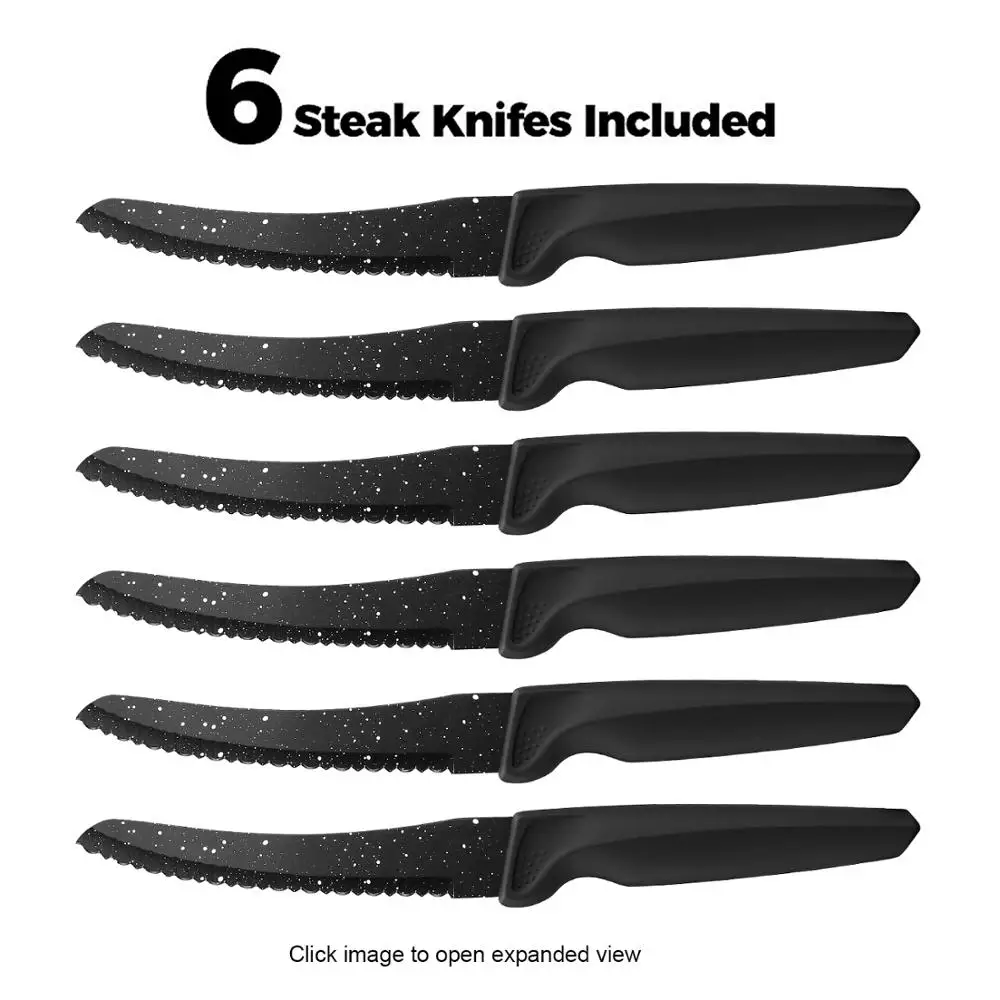 Набор кухонных ножей из нержавеющей стали, набор ножей для мяса из нержавеющей стали для дома