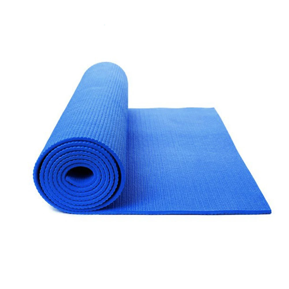 GoYoga All-Purpose Extra Thick High Density Anti-Tear Exercise PVC Mat 6mm Yoga Mat with Carrying Strap Prosmart 