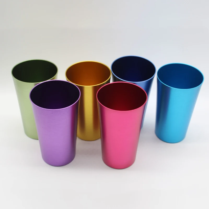 Buy Wholesale China Aluminum Tumblers Retro Jewel Aluminum Colored Tumblers  Cups Set Of 6 Multicolor,vintage Style Color & Aluminum Beer Cups at USD  0.5