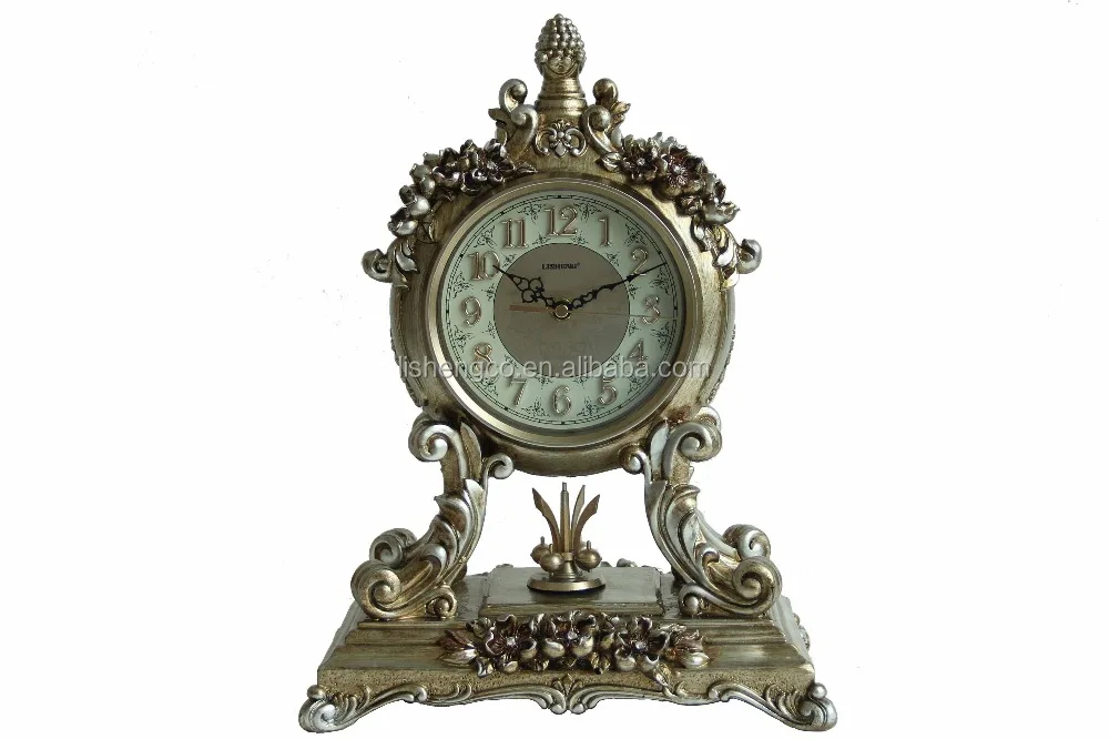 2016 Classic Antique Table Clock Customize Table Clock Quartz Desk Clock