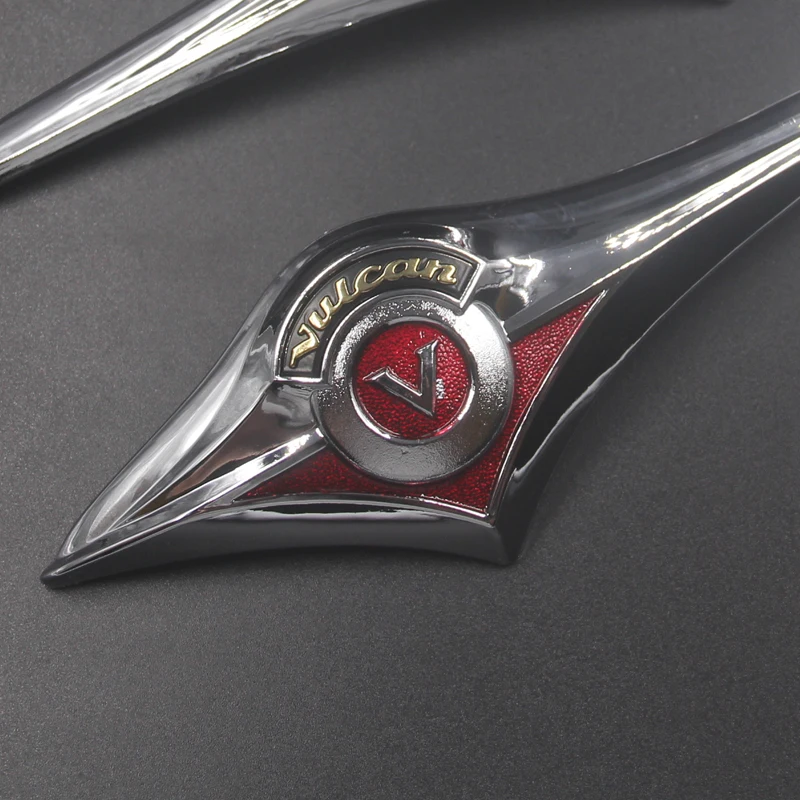 3D Chrom Tankaufkleber Für Kawasaki Vulcan - Individuelles Design