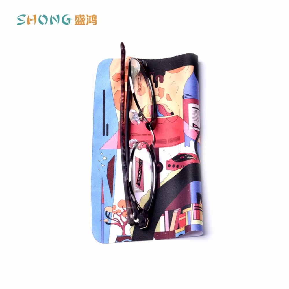 
 Салфетка для очистки очков с сублимационной печатью/салфетка для очистки стекла  