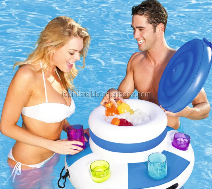 Ice Bucket Floating Beer Cooler Inflatable Ice Tray For Food