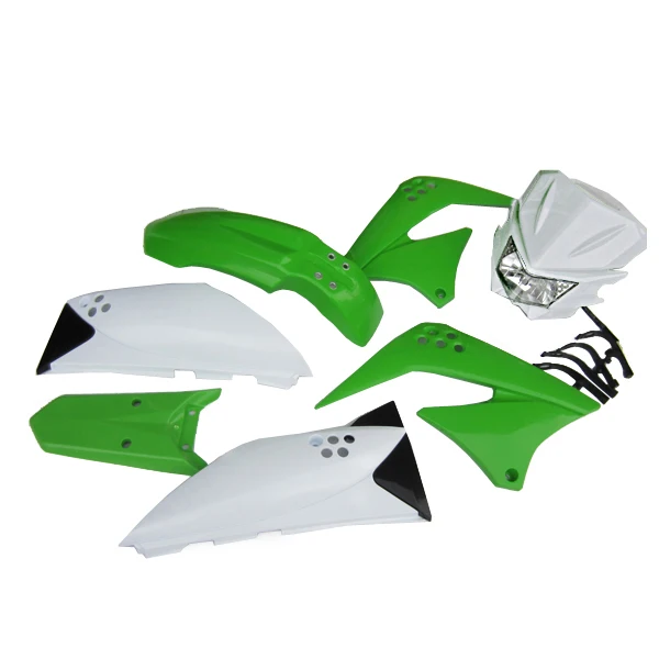 KingRuth KLX 150 комплект из зеленого пластика для питбайка KLX150 klx 150