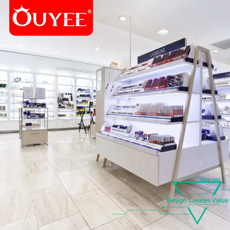 Professional Commercial Window Design Cosmetics Shop Decoration for Fancy Shop