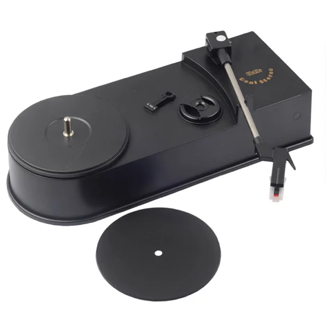 EC008B USB Mini Phonograph/Turntable/Vinyl Turntables Audio Player, Support Turntable Convert LP Record to CD or MP3 Function