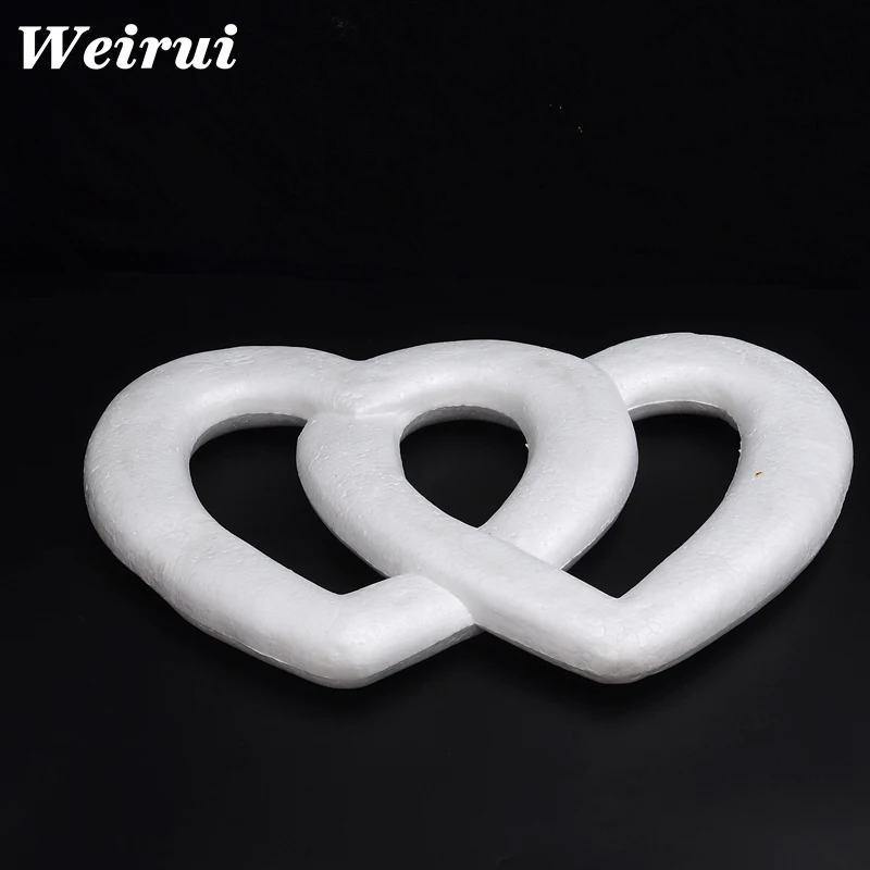 eps foam heart double heart shaped