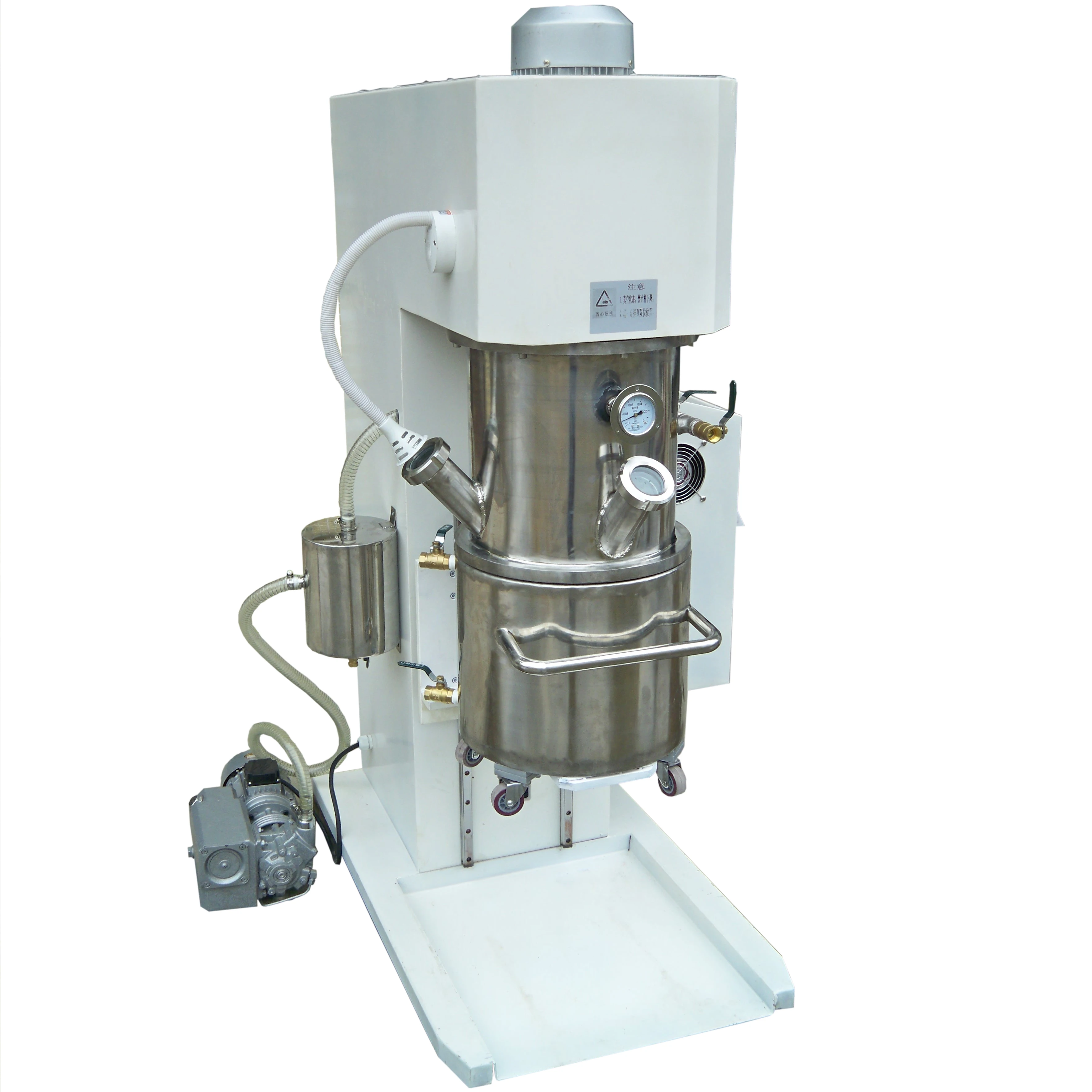 5L Lab Lithium Battery Slurry Stirrer Planetary Vacuum Mixer with Vacuum  Pump