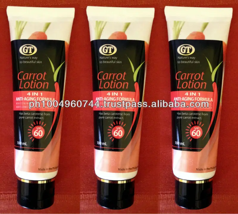 carrot lotion