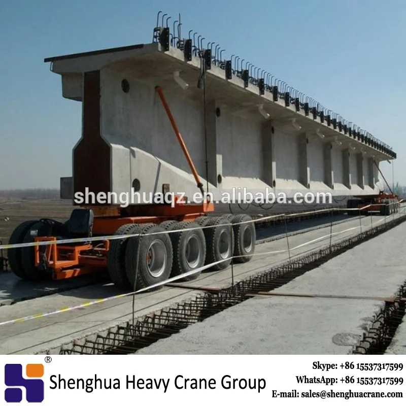 Multi Axle Box 150Ton Bridge Girder Transporter Girder Bridge Dolly Bridge Beam Trailer