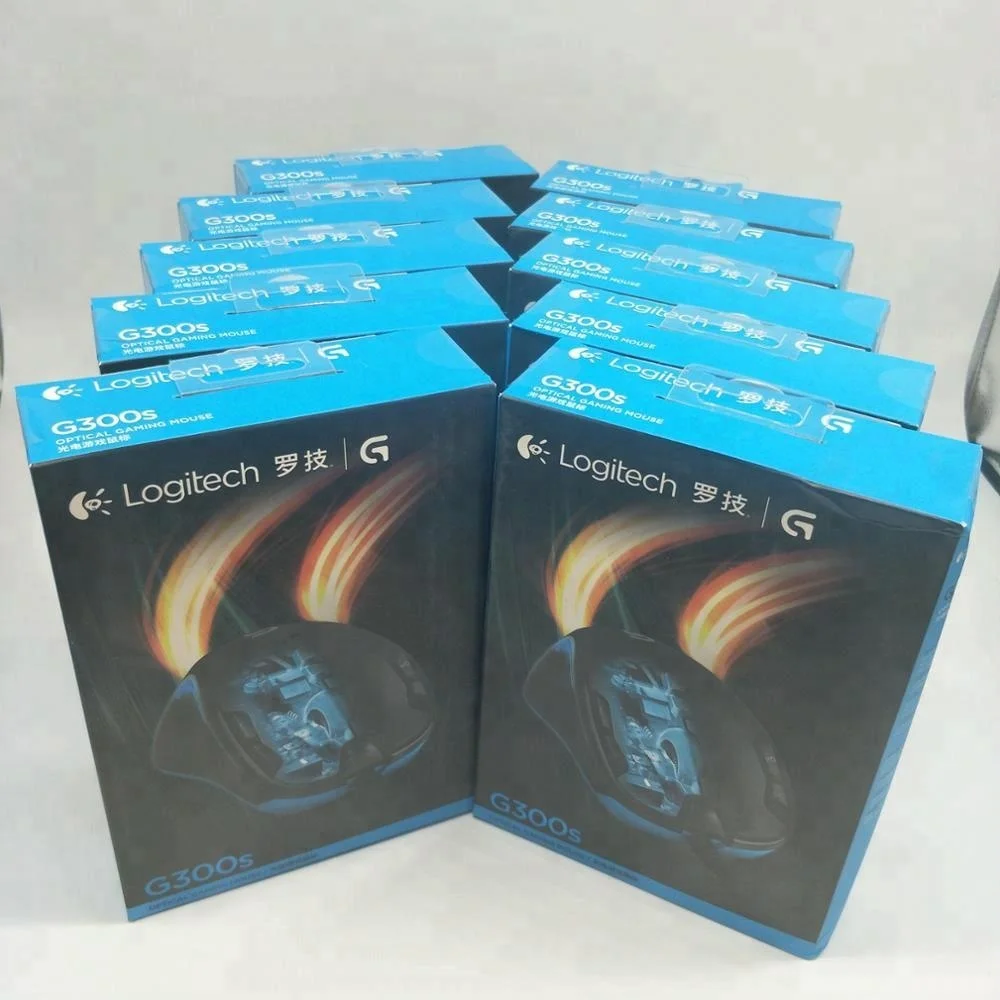 Wholesale 100% Working Computer Parts for Logitech G300S USB Optical Gaming Mouse with 2500 DPI New and in Stock