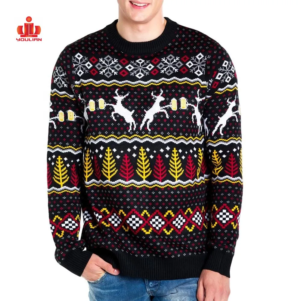 hulp Flipper Verzending Wholesale Unisex Adult Knitted Christmas Ugly Jumper Custom Men Christmas  Sweater From m.alibaba.com