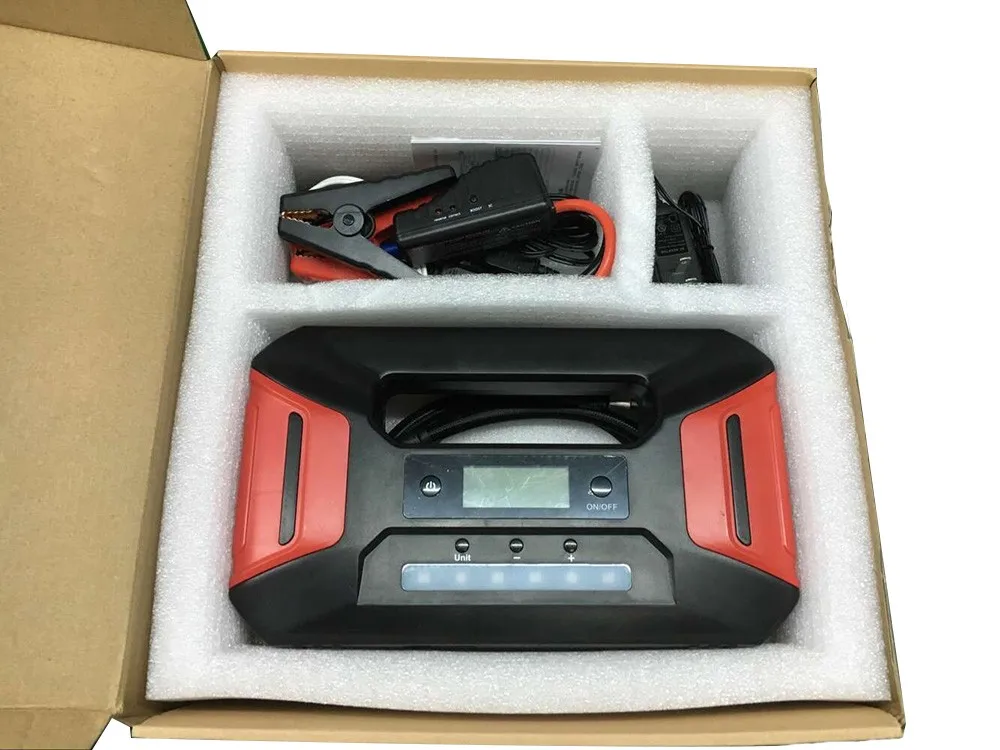 16000 мАч lifepo4 12 В автомобильный аккумулятор скачок стартер с насос