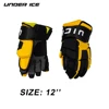 UICE 12'' black+yellow hockey glove