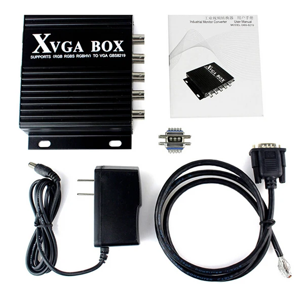 Fast Delivery CRT Panel Cga TTL to VGA Converter Box Gbs 8219 for Fanuc