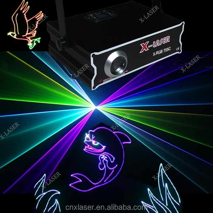 Professional Waterproof Outdoor RGB Full Color Animation Laser Light for building logo Stage Disco Party Stage light