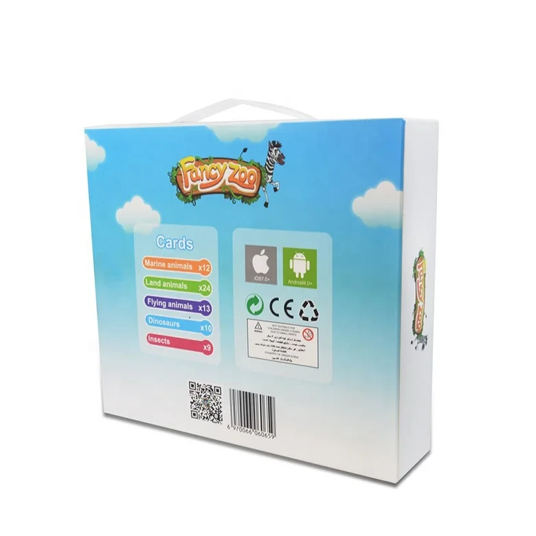 2024 New Products Fancy Zoo 3D Ar Toys Educational Reality Cognitive Toy 4D AR Card Game Machine for Kids