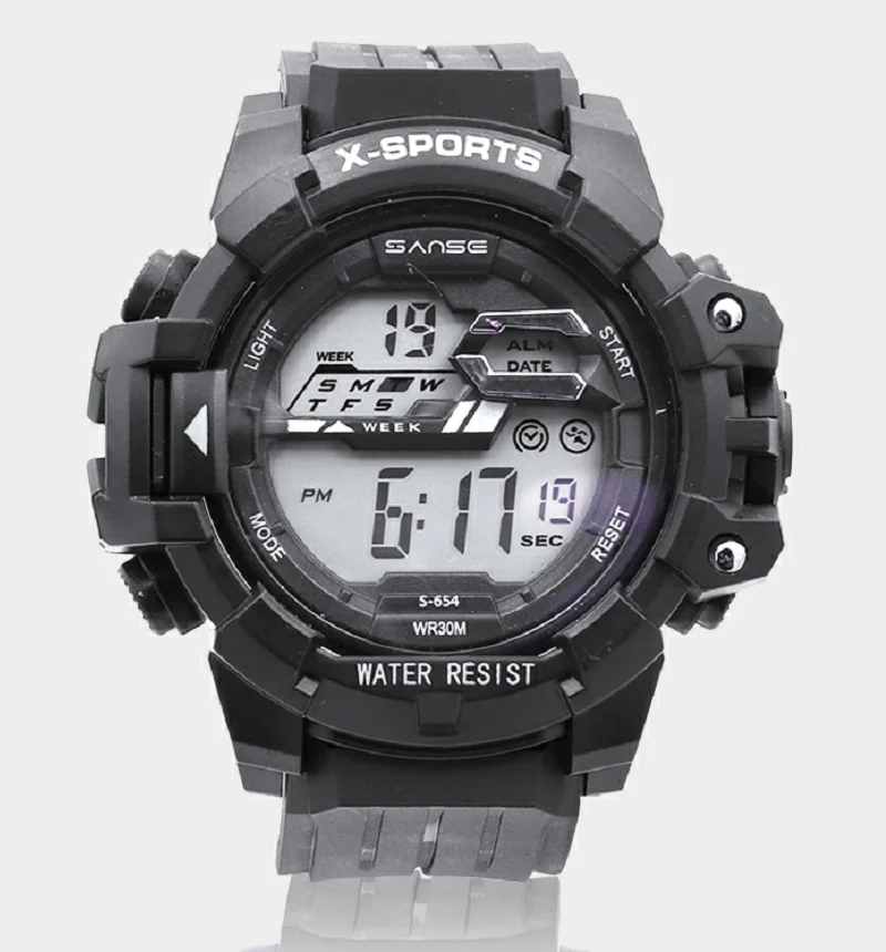 SANSE S646 Men Digital Watch Sport Watch for Men Water Resistant Jam Tangan  Digital Lelaki 电子男装手表 | Shopee Malaysia