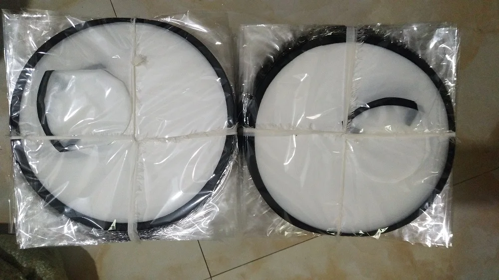 White Color Sublimation Round Folding Fan With Pouch Buy Round