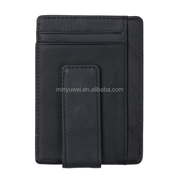 Nam Da Slim Từ Trường Mạnh Money Clip Wallet Magnet Kinh Doanh Da Chủ Thẻ  Tín Dụng - Buy Của Người Đàn Ông Slim Da Mạnh Mẽ Magnetic Clip Ví,Nam Châm  Da