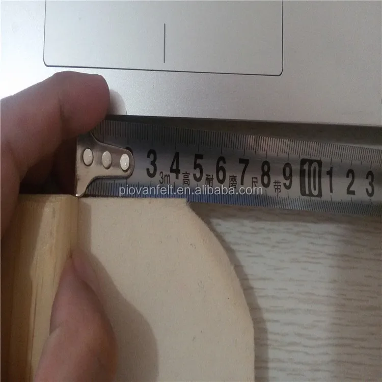 Изготовленный На Заказ Шерстяной войлочный скребок с деревянной