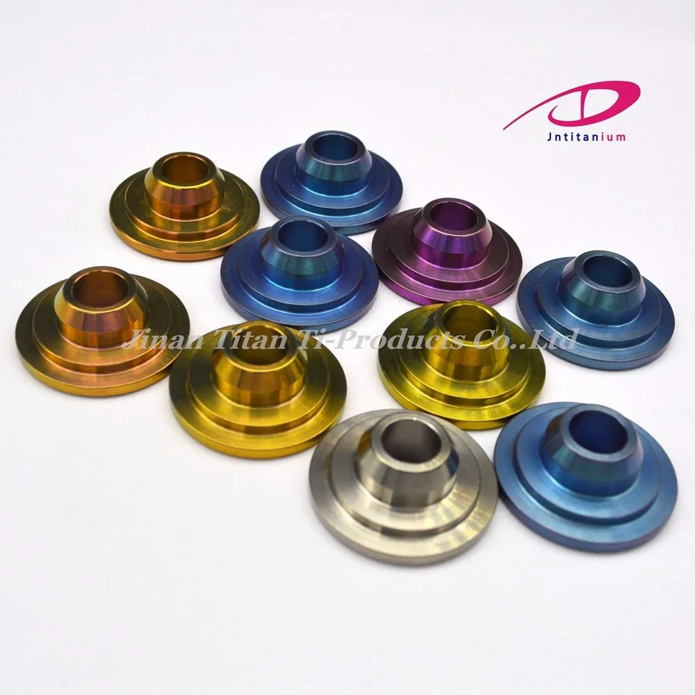 High Performance Strong Light Weight Precision Gr5 Titanium Alloy Valve Spring Retainer for Car Engine Modifying