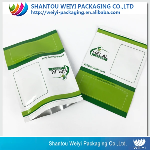 Custom Design Flower Seed Bag Vegetable Seed Packaging Bag