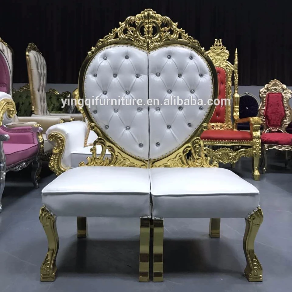 Heart Shaped King And Queen Wedding Chairs Buy Heart Shaped King And Queen Chairs