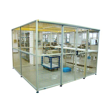 Customized aluminium profile fence 40x40 aluminium extrusion for industrial automation protector guide