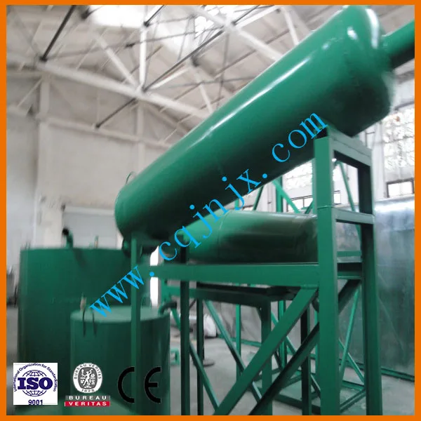 Waste Used Oil Pyrolysis to Diesel Oil Recycle Refine Machine As Batch Process