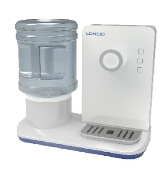 ミニ電気ウォーターディスペンサーデスクトップホワイトマルチ