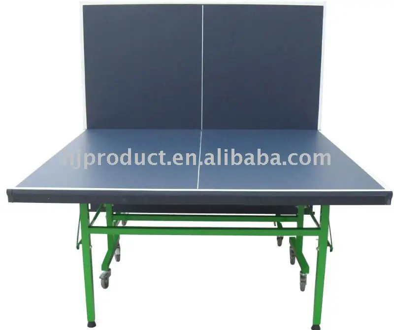 Обычный стиль легко собирающийся студийный складной перемещение 8 колес нога стол для настольного тенниса