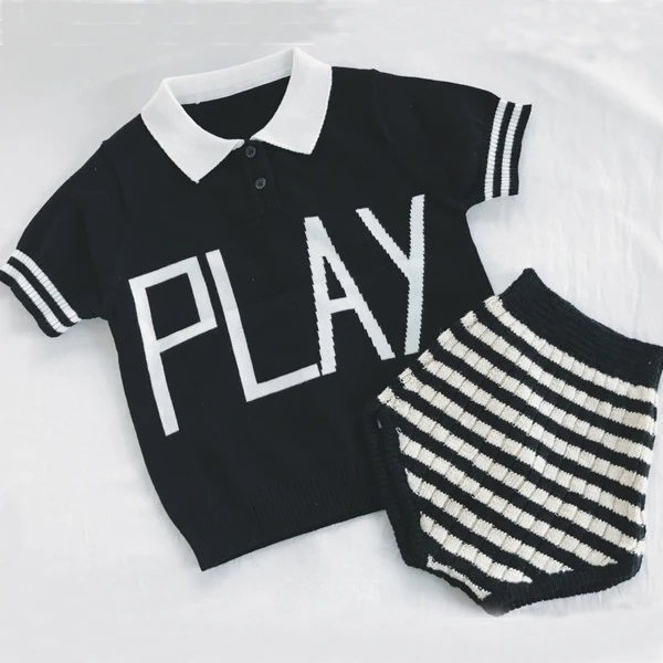 boys knitted polo