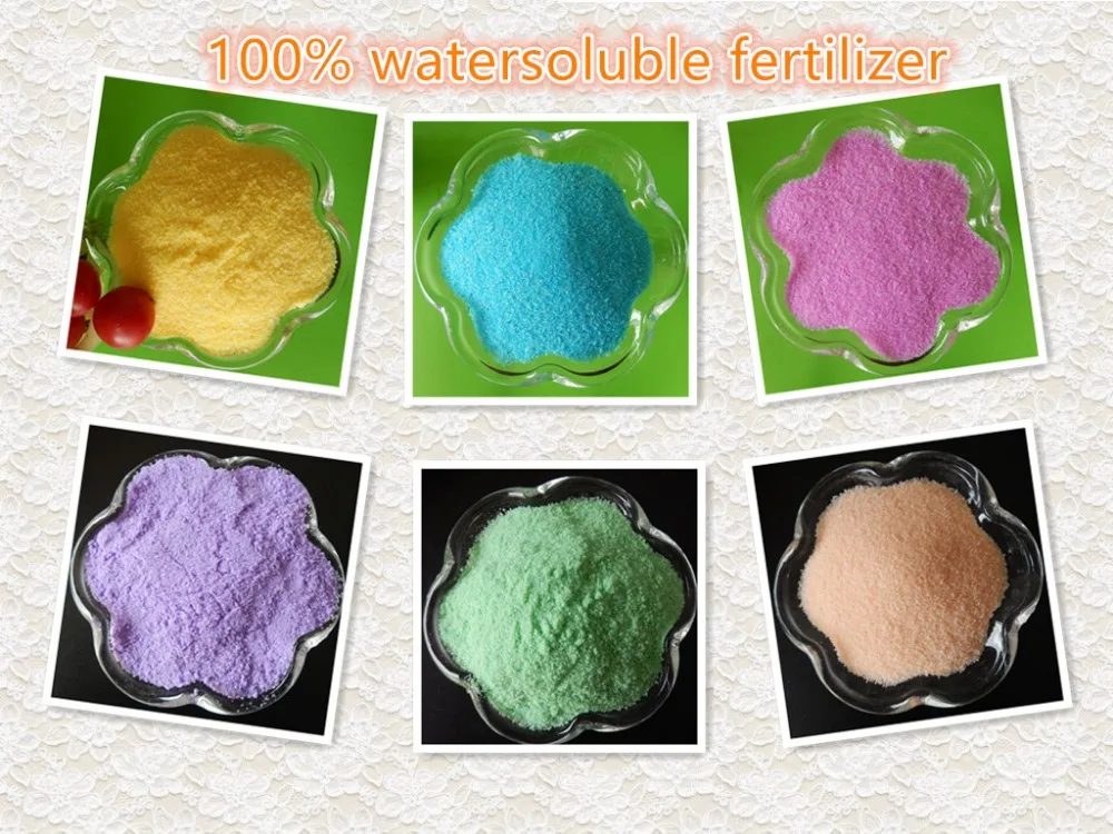 High-efficiency Foliar Fertilizer Compound NPK 10 20 30+Te Fertilizer with Factory Price