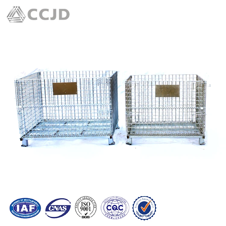 
Клетка из нержавеющей стали, клетка для поддонов для запирающегося хранения, клетка с колесами, сетчатая корзина с крышкой 