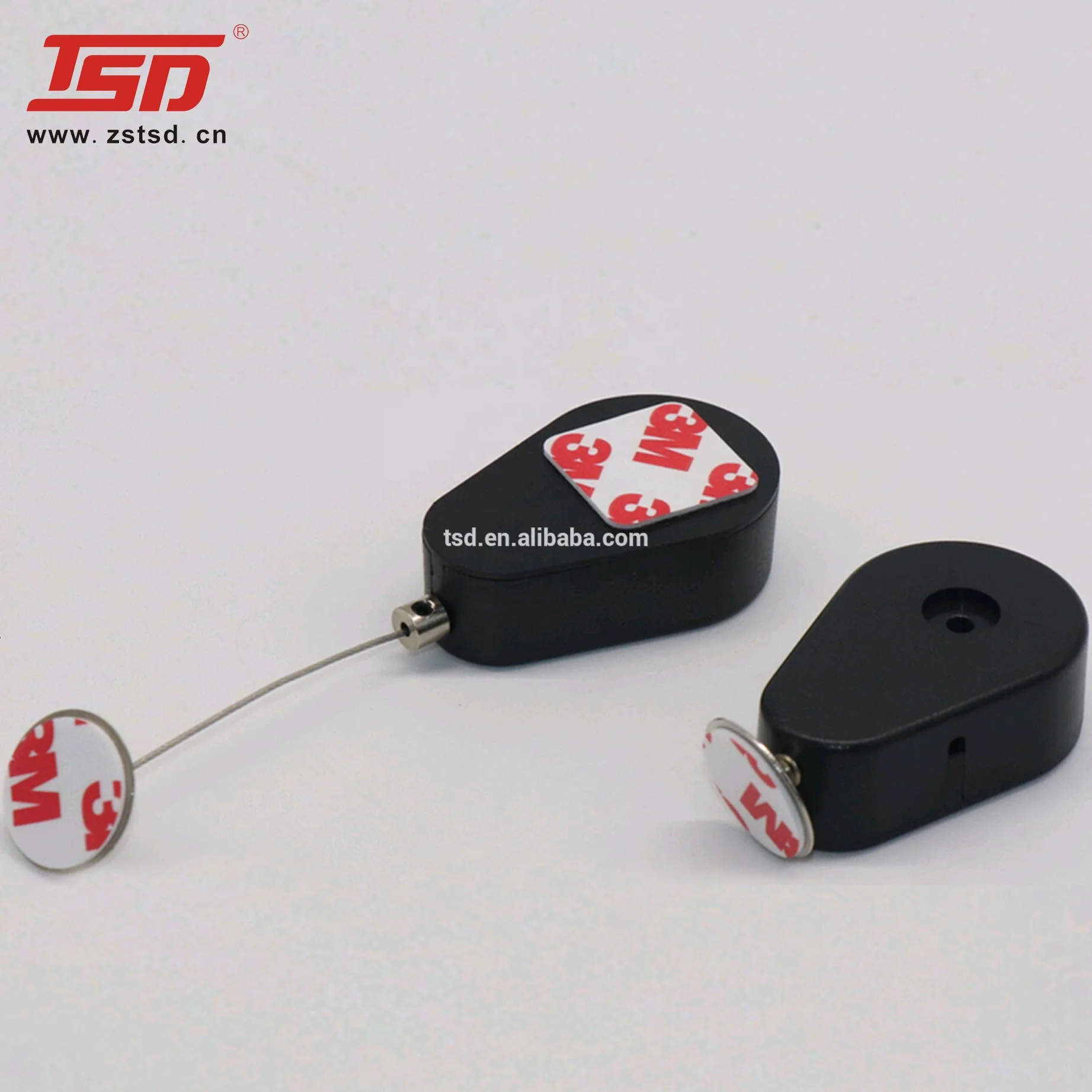 Jewelry Security Theft Proof Pull Box Retail Display Security Tethers Cable Recoiler