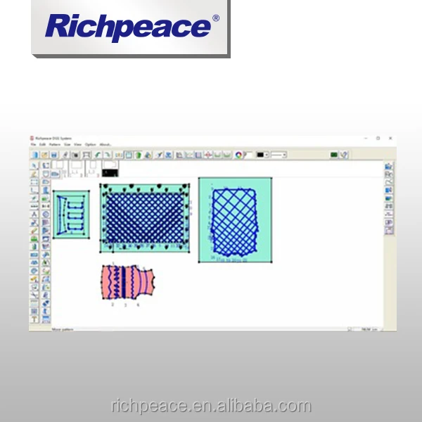 Sistema De Diseño De Plantilla Richpeace - Buy Sistema De Producción De Ropa,Software  Cad,Plantilla Product on 