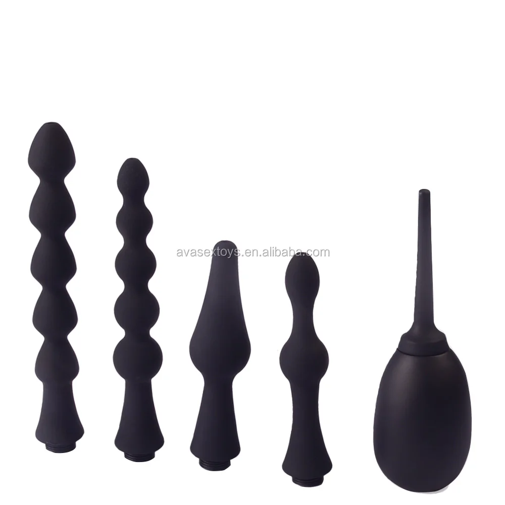 Vaginal Douche Enema Butt Plug Anal Beads Ass Pussy Cleaner Sex Toys