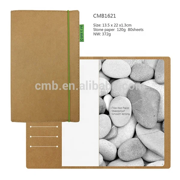 Водонепроницаемые коммерческие блокноты из каменной бумаги
