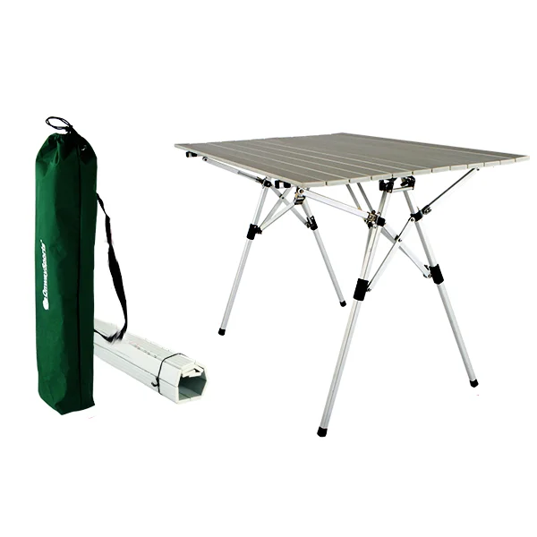 Hot Sale Portable Outdoor Travel Folding Aluminium Camp Suitcase Picnic Table