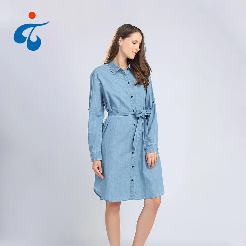 New Fashionable Long Sleeve One-piece Knee Length Dresses Women Lady New Fashionable Long Sleeve One-piece Knee Length Dresses Women Lady