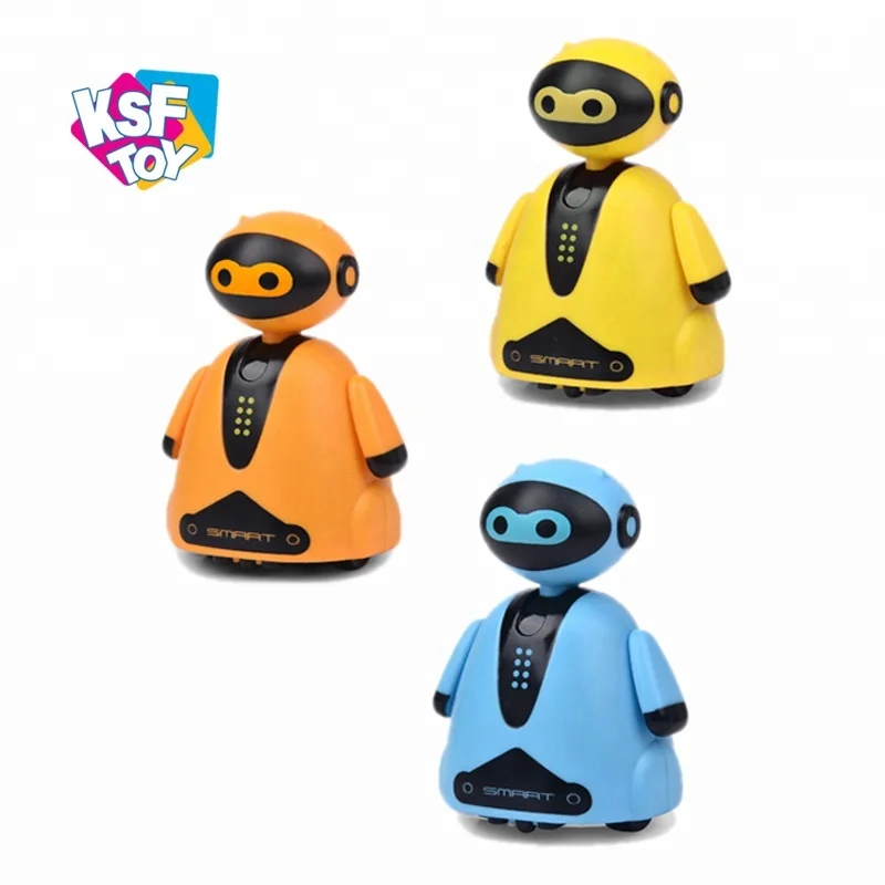 New Design Battery Operated Inductive Robot Toy Kids Plastic Drawing Robots  Inductive Line Follower Electric Robotic with Magnetic Pen LED Light Robots  Toys - China Robots Toys and Toy Robot price