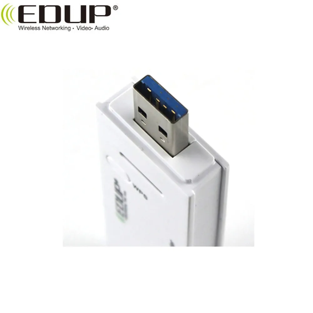 EDUP Adattatore WiFi USB 3.0 AC1200 Dual Band 2.4/5.8 GHz - Scheda Di Rete Wireless Con Pulsante WPS - Bianco - 4